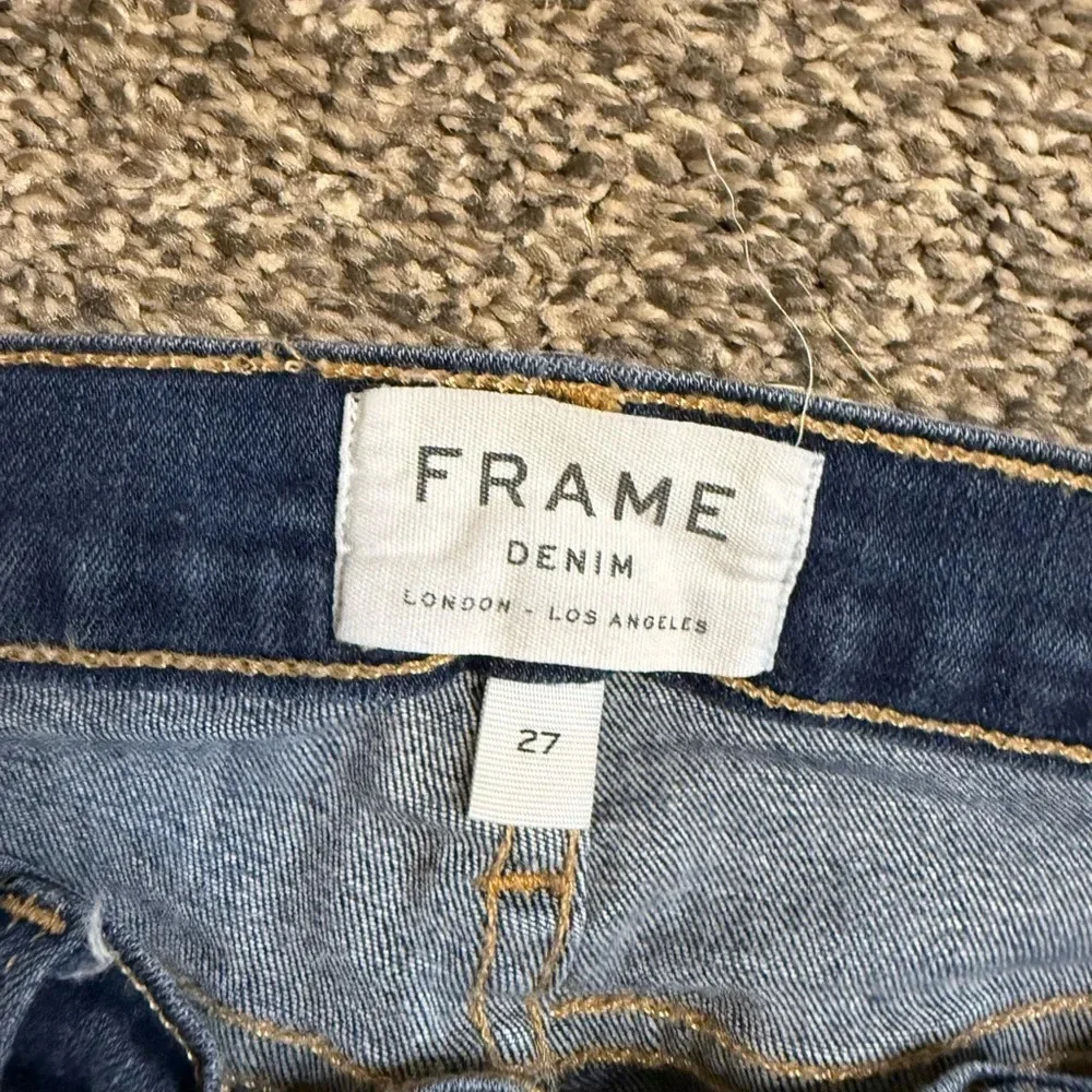 Frame Denim Blue Skinny Jeans Classic Style - Picture 4 of 6